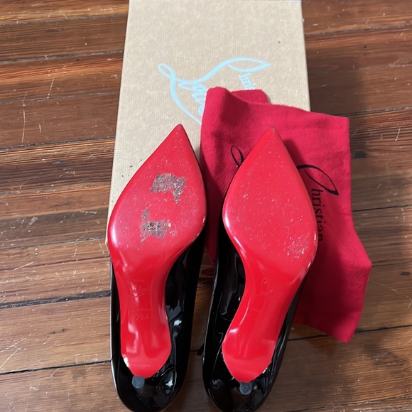 Christian Louboutin Pigalle Follies 55 - patent leather kid heels - Picture 4 of 5